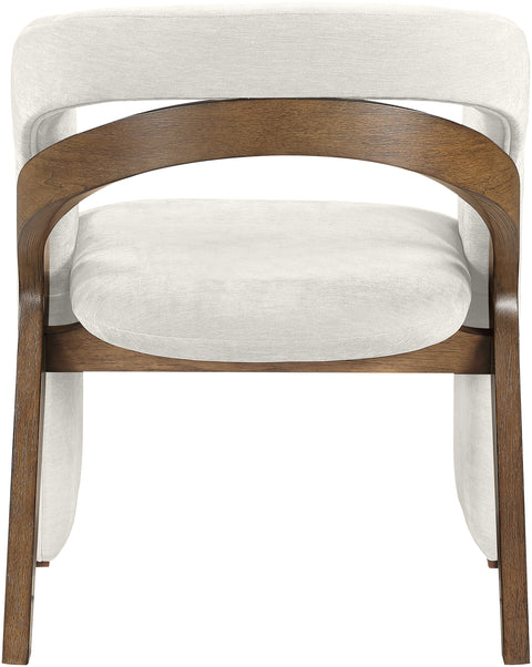 Talia Cream Fabric Upholstered Dining Chair, 1 Piece