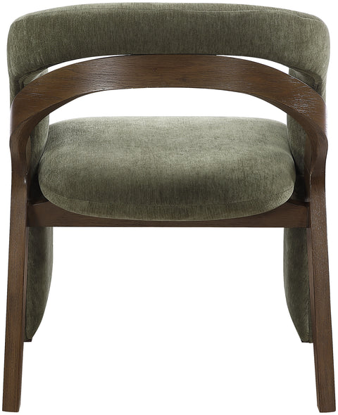 Talia Green Fabric Upholstered Dining Chair, 1 Piece