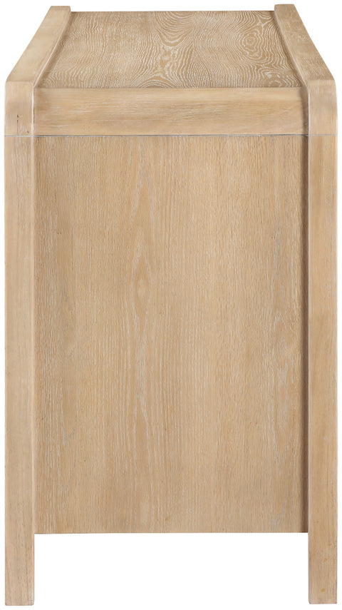 Camden Natural Oak Veneer And Solid Wood Sideboard/Buffet, 1 Piece (Style 2)