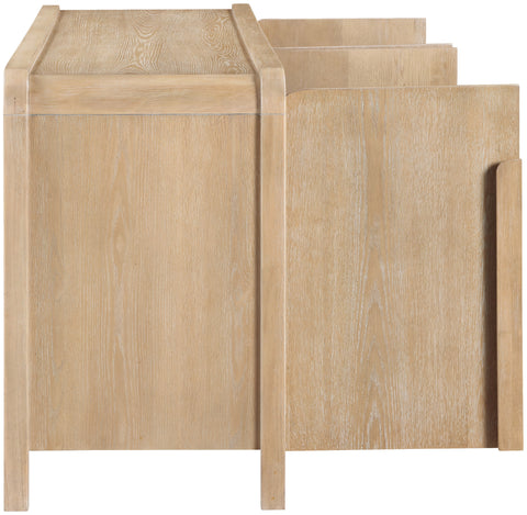 Camden Natural Oak Veneer And Solid Wood Sideboard/Buffet, 1 Piece (Style 2)