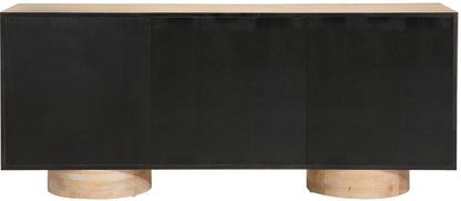 Romeo Natural Rubberwood with Oak Veneer Sideboard/Buffet