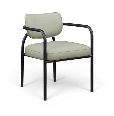 Nova Mint Vegan Leather Upholstered Dining Chair, 2-Piece