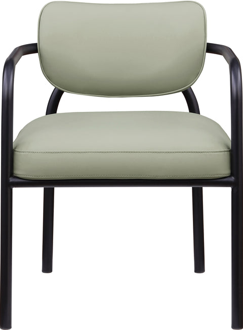 Nova Mint Vegan Leather Upholstered Dining Chair, 2-Piece