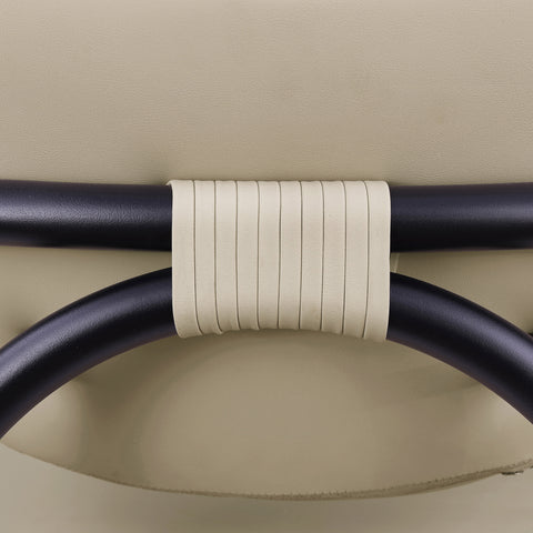 Nova Beige Vegan Leather Upholstered Counter Stool, 1 Piece