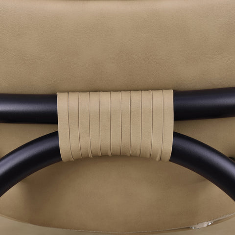 Nova Tan Vegan Leather Upholstered Counter Stool, 1 Piece