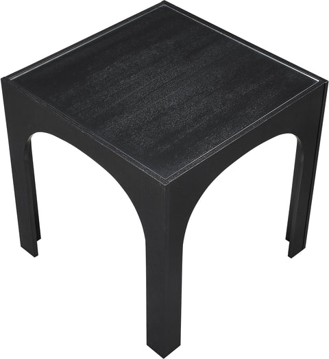 Sage 36.25" Black Tempered Glass Top Counter Height Table, 1 Piece