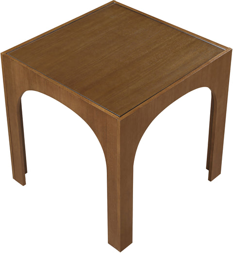 Sage 36.25" Brown Tempered Glass Top Counter Height Table, 1 Piece