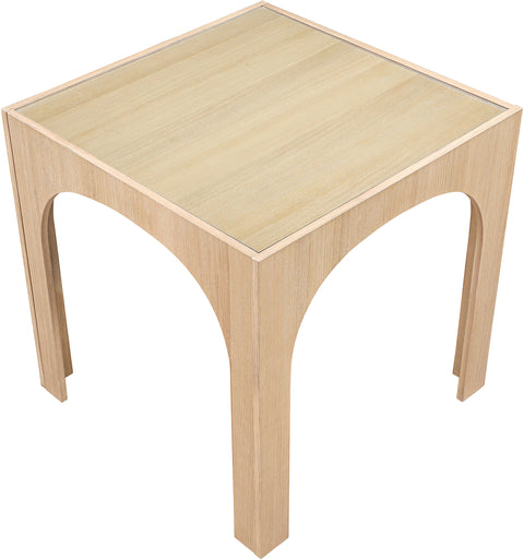 Sage 36.25" Natural Tempered Glass Top Counter Height Table, 1 Piece