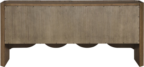 Linden Brown Solid Wood Sideboard/Buffet, 1 Piece