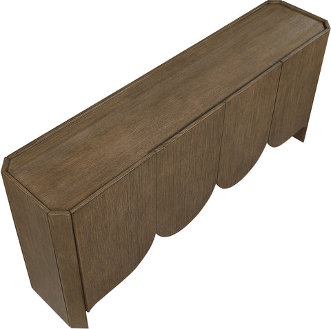 Linden Brown Solid Wood Sideboard/Buffet, 1 Piece