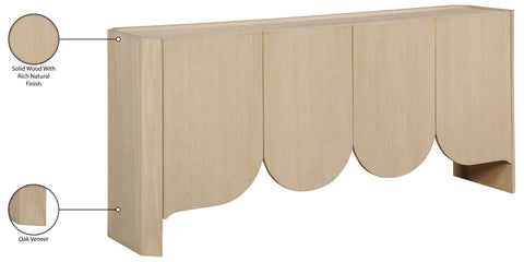 Linden Natural Solid Wood Sideboard/Buffet, 1 Piece