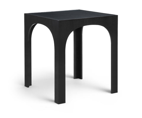 Sage 36.25" Black Tempered Glass Top Bar Height Table, 1 Piece