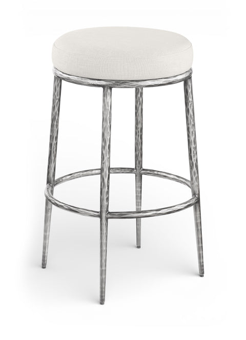 Orla Cream Performance Fabric Upholstered Bar Stool, 1 Piece (Style 3)