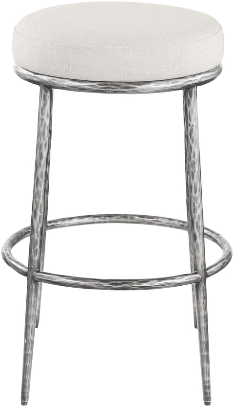 Orla Cream Performance Fabric Upholstered Bar Stool, 1 Piece (Style 3)