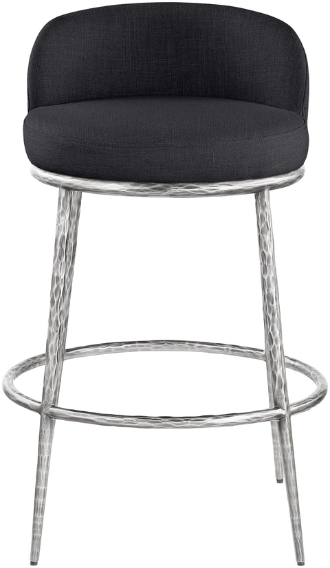 Orla Black Performance Fabric Upholstered Bar Stool, 1 Piece (Style 4)