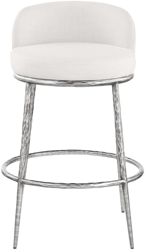 Orla Cream Performance Fabric Upholstered Bar Stool, 1 Piece (Style 6)