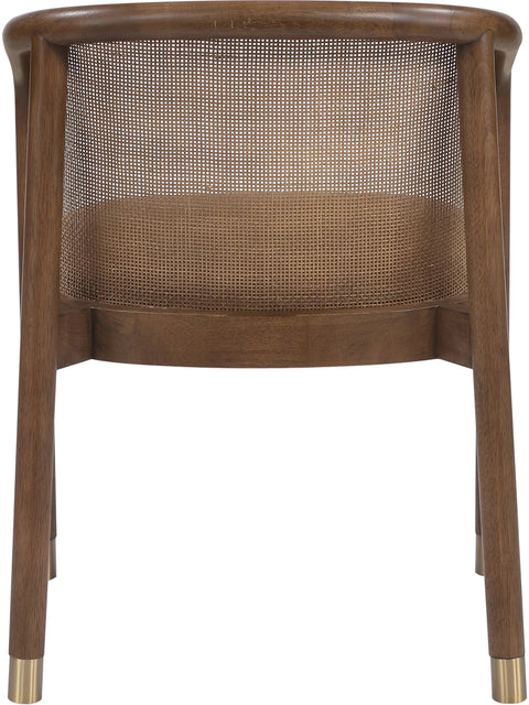 Paloma Brown Vegan Leather Upholstered Dining Chair, 2-Piece