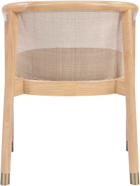Paloma Brown Vegan Leather Upholstered Dining Chair, 2-Piece (Style 2)