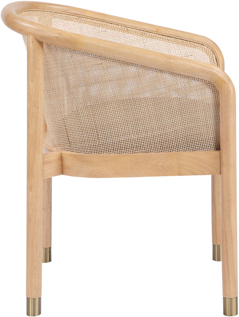 Paloma Brown Vegan Leather Upholstered Dining Chair, 2-Piece (Style 2)