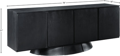 Malin Black Sideboard/Buffet