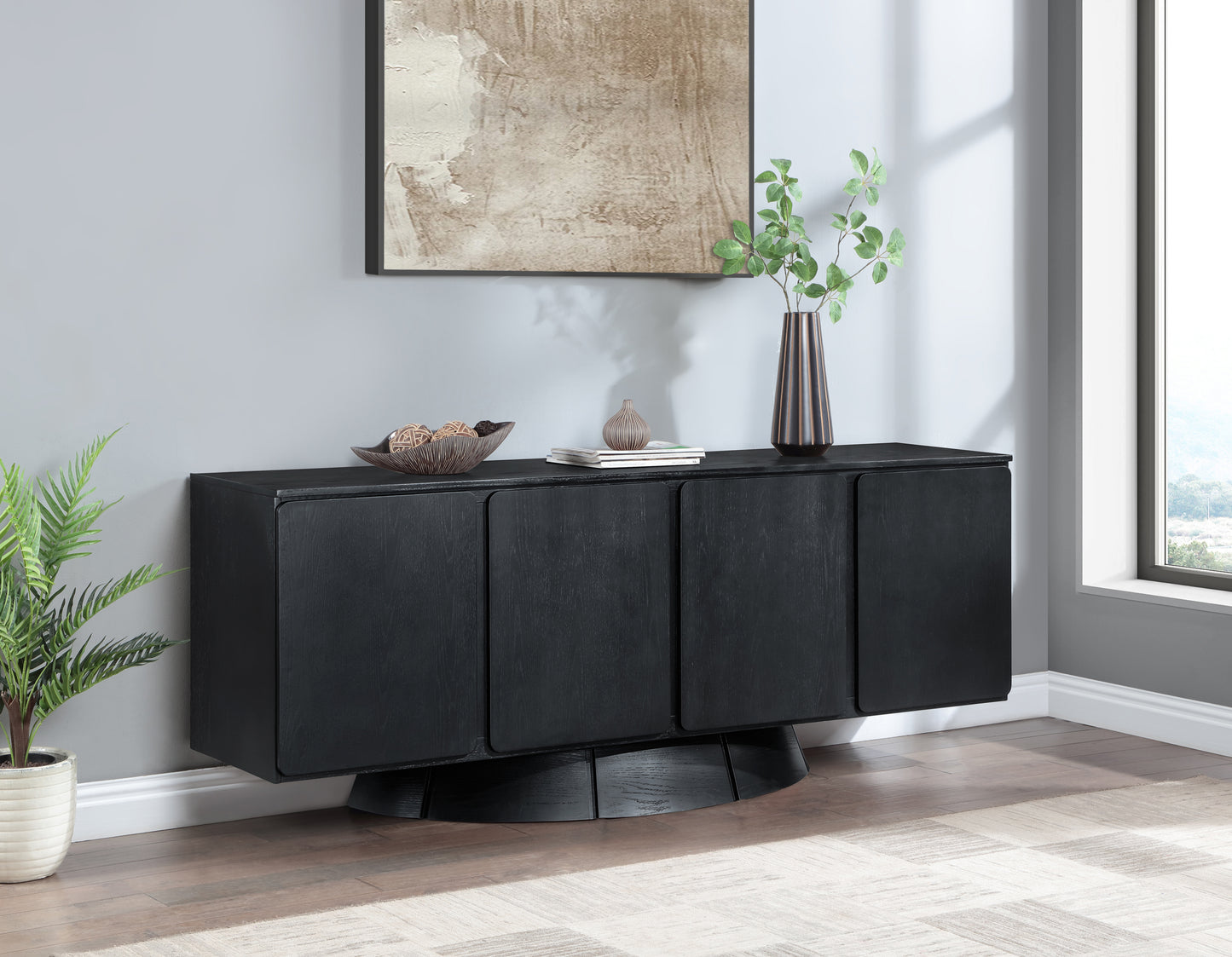 malin black sideboard/buffet