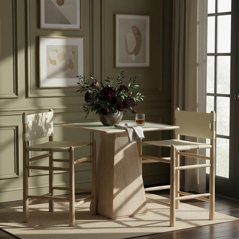 Faye Cream Vegan Leather Upholstered Counter Stool, 1 Piece