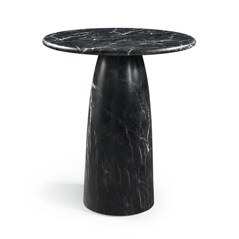 Linden 36" Black Concrete Indoor/Outdoor Counter Height Table, 1 Piece