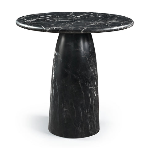 Linden 42" Black Concrete Indoor/Outdoor Counter Height Table, 1 Piece