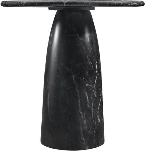 Linden 42" Black Concrete Indoor/Outdoor Counter Height Table, 1 Piece