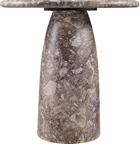 Linden 36" Brown Concrete Indoor/Outdoor Bar Table, 1 Piece