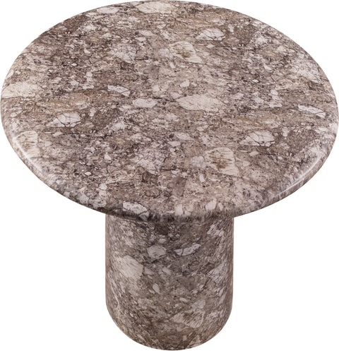 Linden 36" Brown Concrete Indoor/Outdoor Bar Table, 1 Piece