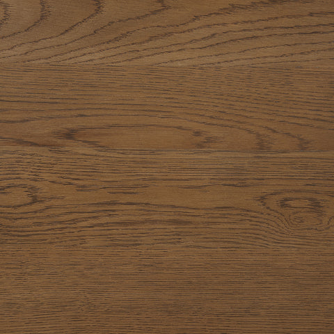 Camden 94" Brown Oak Veneer And Solid Wood Dining Table, 1 Piece