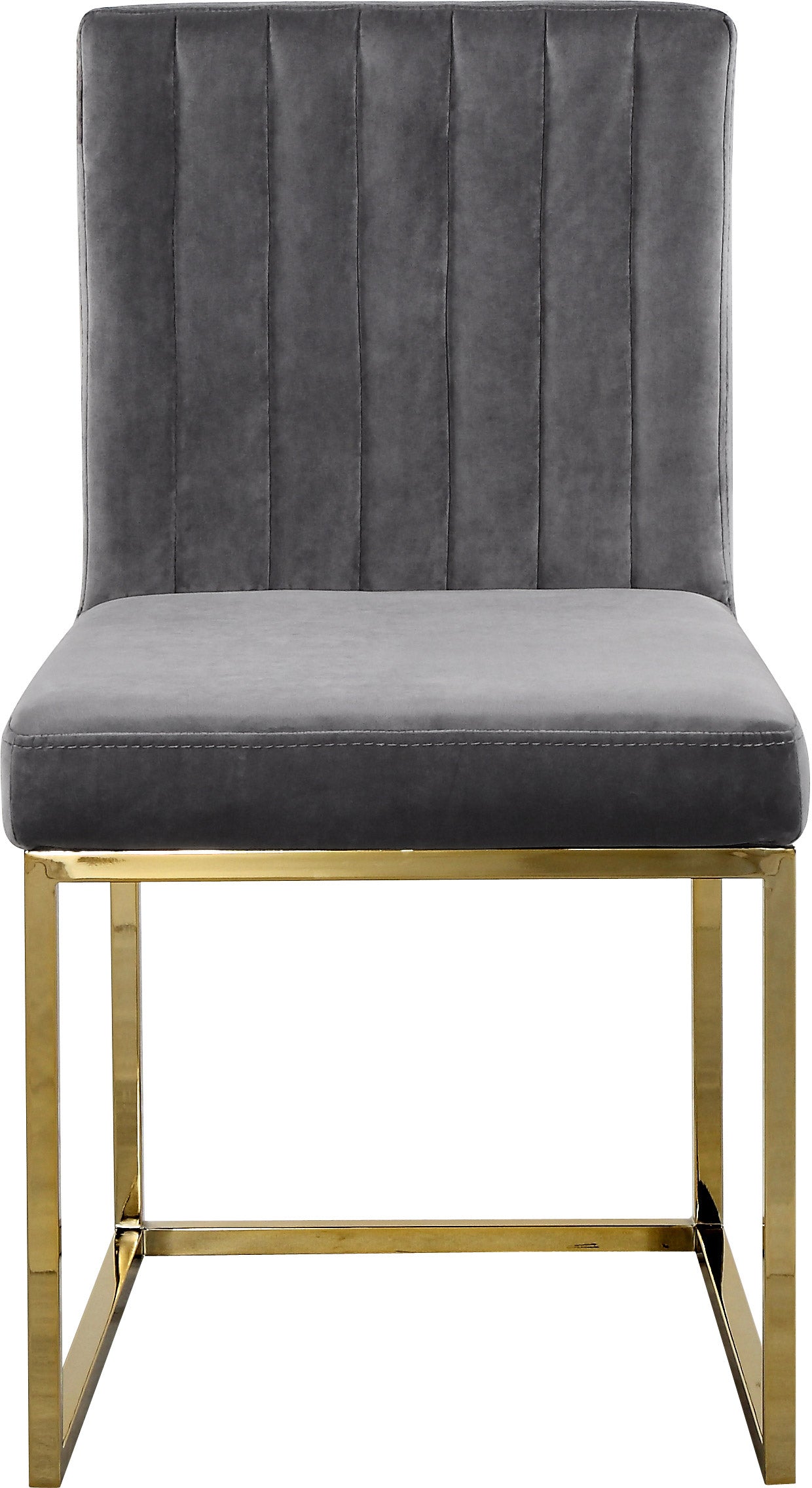 marmo grey velvet dining chair