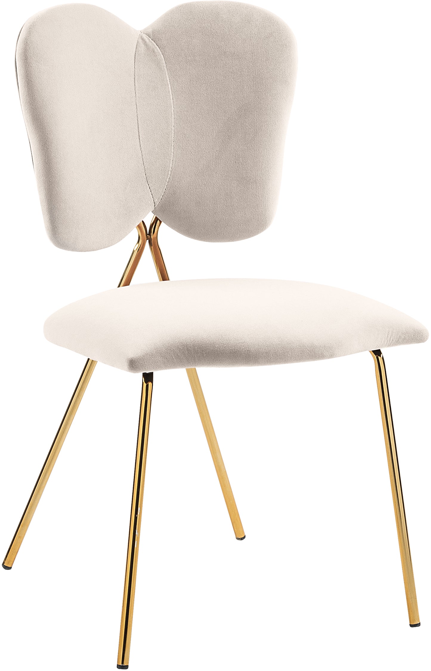 jade cream velvet dining chair c