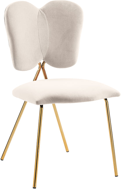 Jade Cream Velvet Dining Chair C