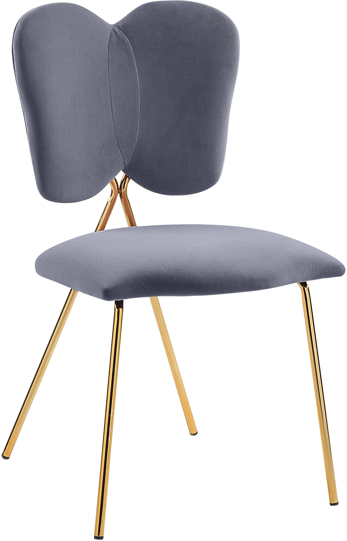 jade grey velvet dining chair c