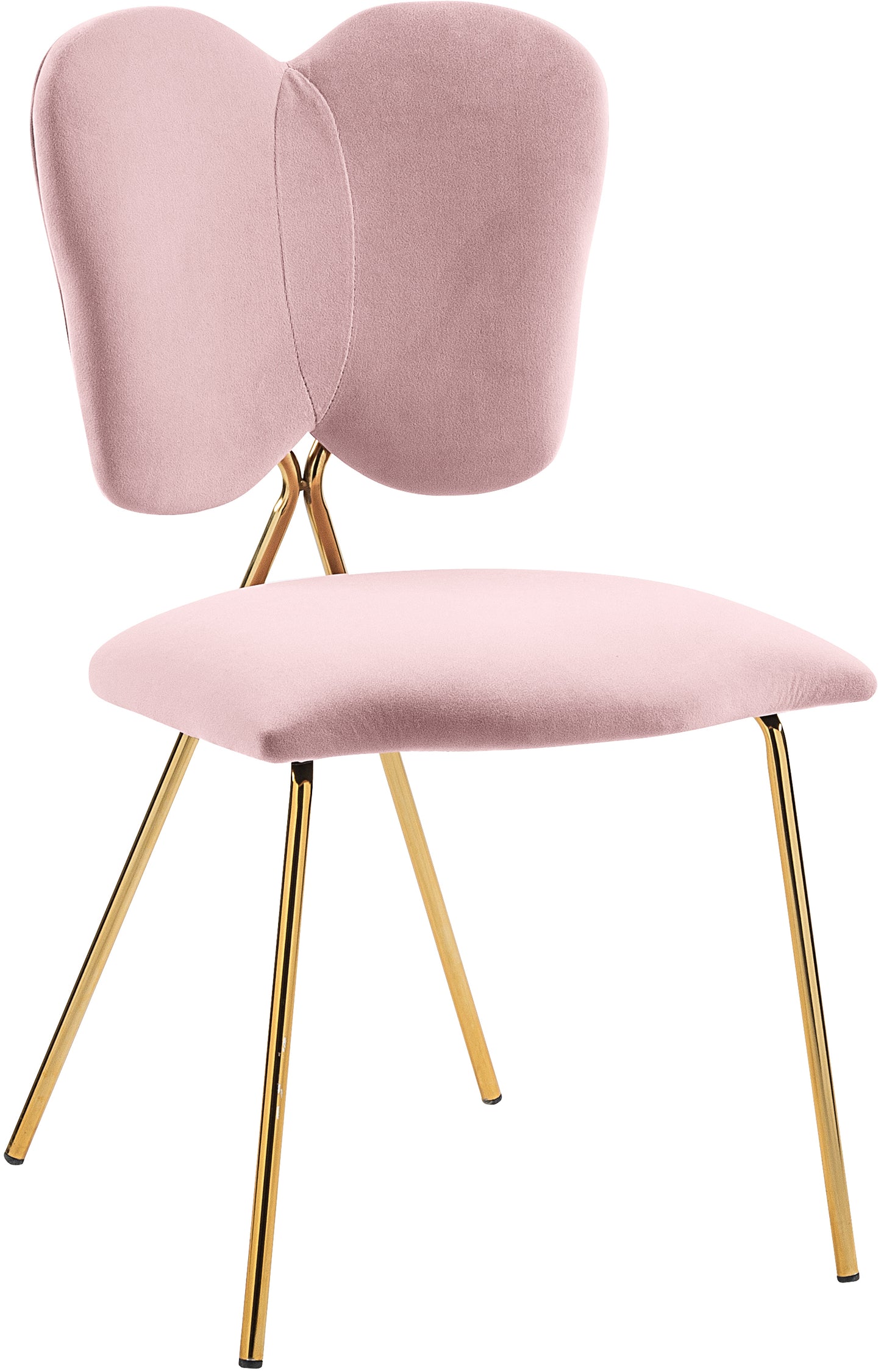 jade pink velvet dining chair c