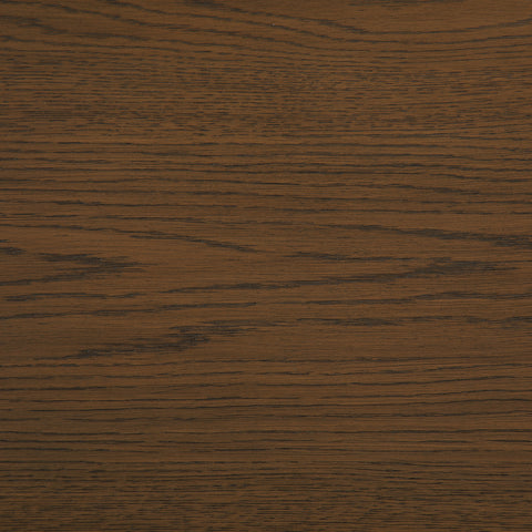 Hadley 48" Brown Walnut Oak Veneer And Solid Wood Dining Table, 1 Piece