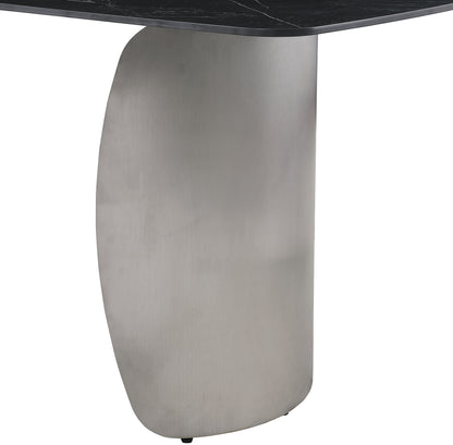 Ames Black Dining Table T