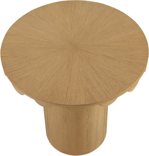 Selene 36.25" Natural Solid Wood And Natural Cane Counter Height Table, 1 Piece
