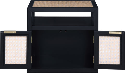 Santorini Black Night Stand NS