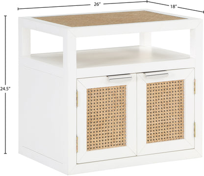 Santorini White Night Stand NS