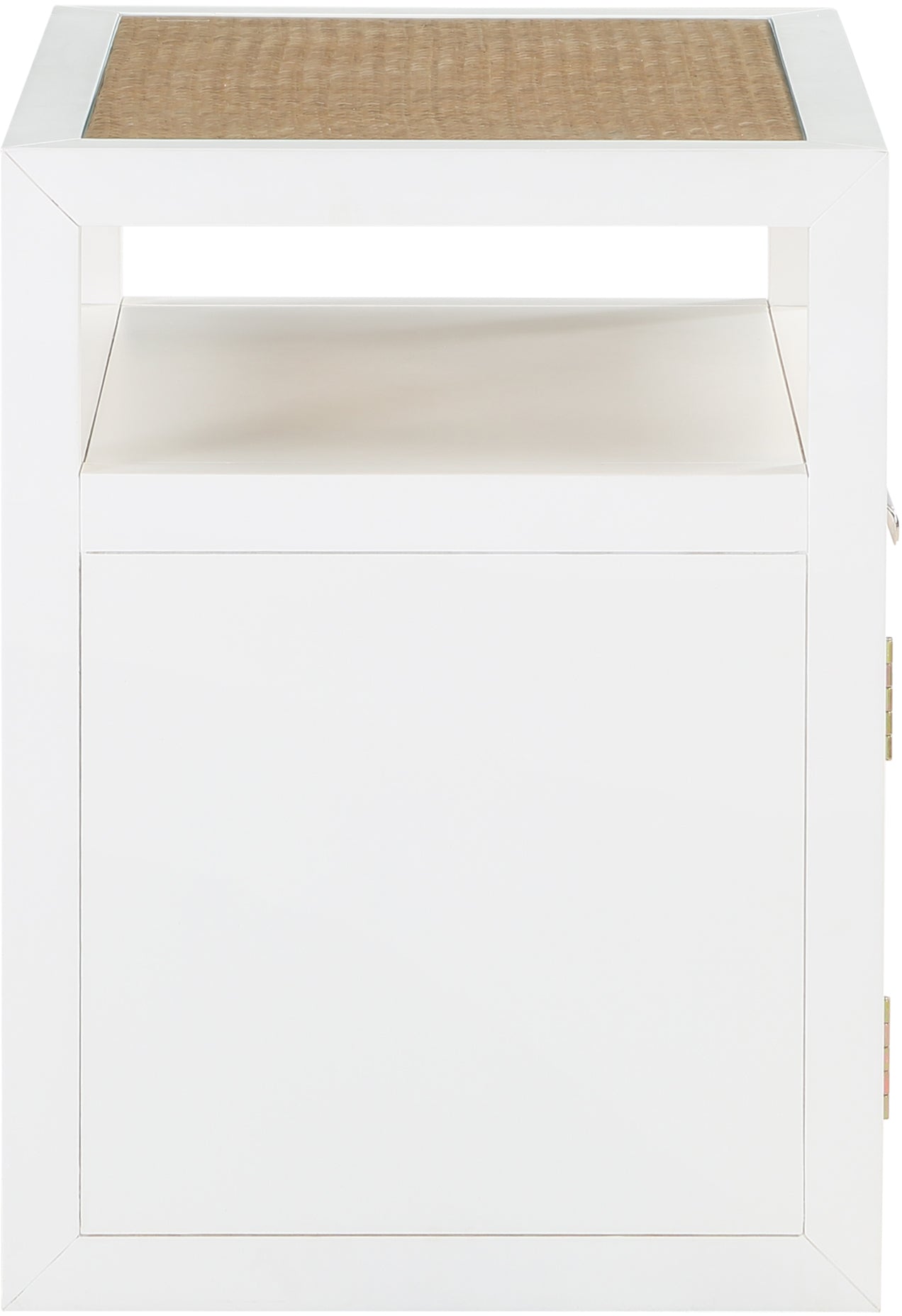 santorini white night stand ns