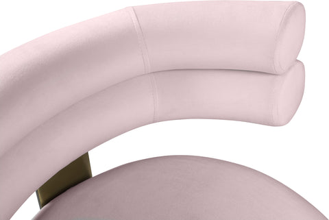 Burton Pink Velvet Counter Stool C