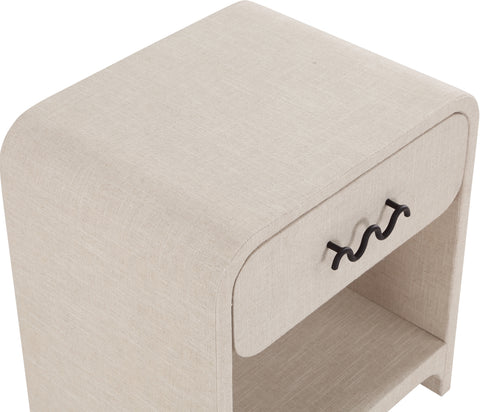 Parker Cream Night Stand / Side Table NS
