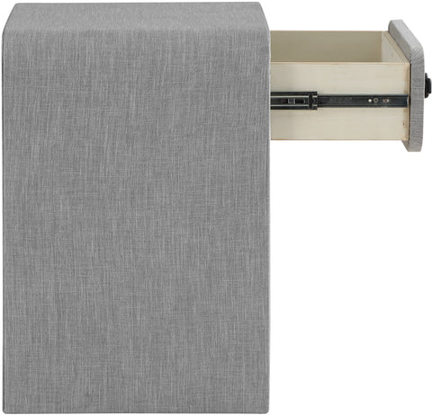 Parker Grey Night Stand / Side Table NS