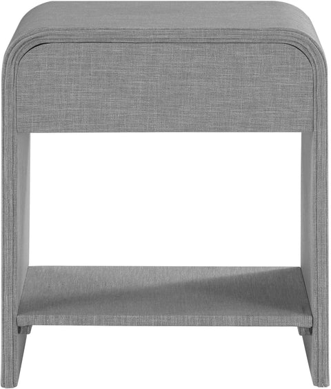 Parker Grey Night Stand / Side Table NS