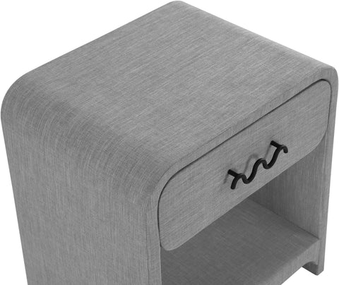 Parker Grey Night Stand / Side Table NS