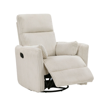 360 Swivel Glider Recliner Cream