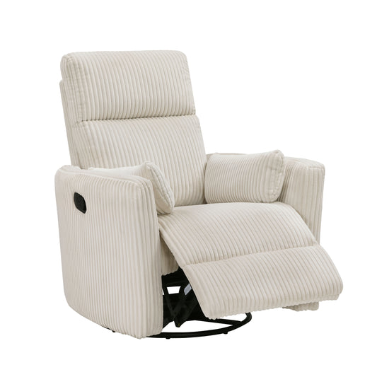 360 Swivel Glider Recliner Cream